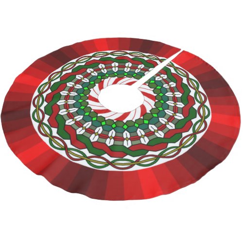 The Colors of Christmas Tree Skirt