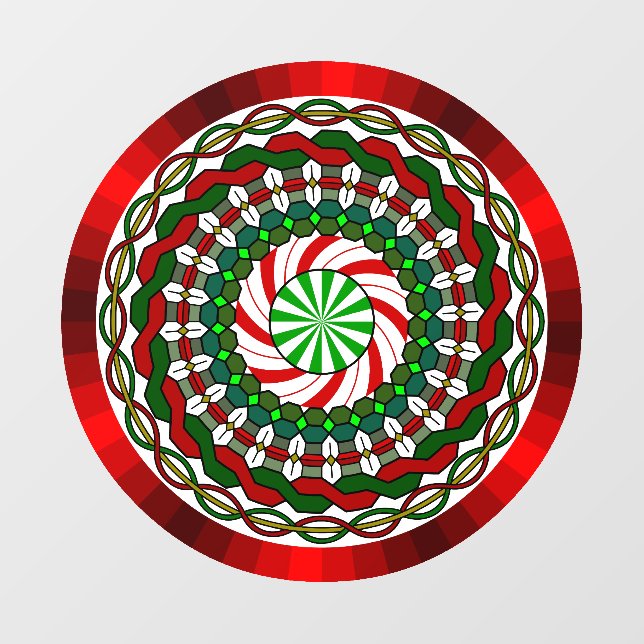 The Colors of Christmas Wall Decal (Front)