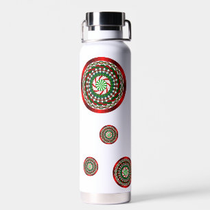 The Colors of Christmas Water Bottle