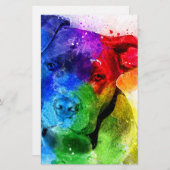 The colors of Love are a Pitbull (Front/Back)