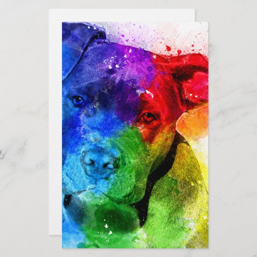 The colors of Love are a Pitbull (Front/Back)