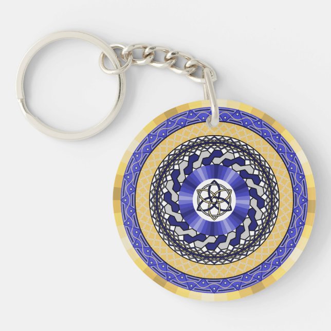 The Colors of New Years Acrylic Keychain (Front)