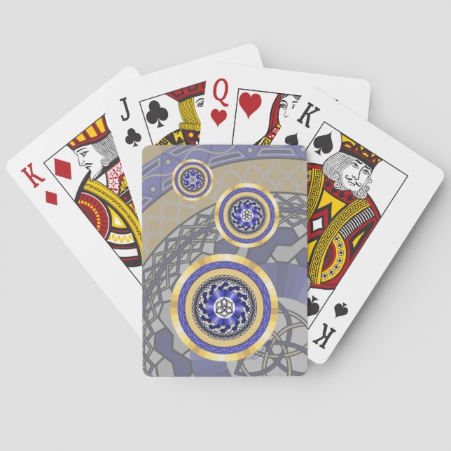 The Colors of New Years Classic Playing Cards (Back)