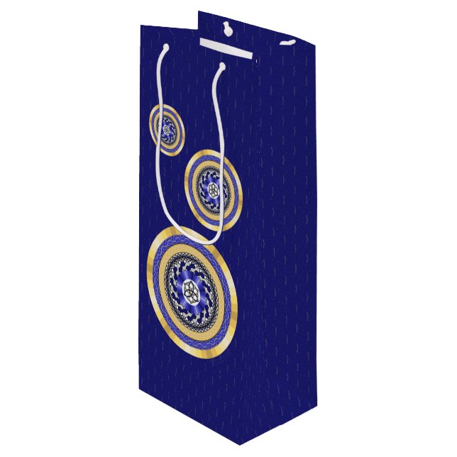 The Colors of New Years Gift Bag (Front Angled)