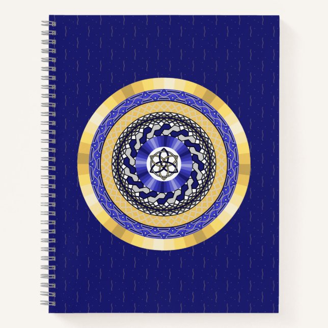 The Colors of New Years Spiral Notebook (Front)