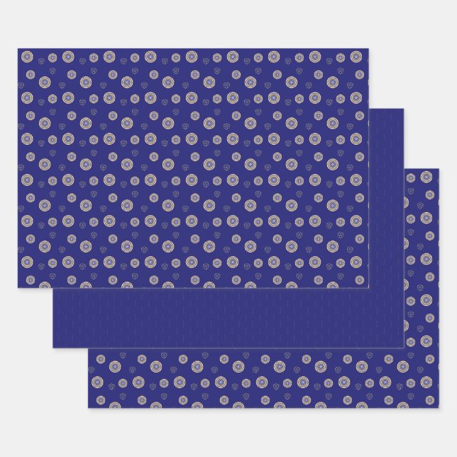 The Colors of New Years Wrapping Paper Set (Set)