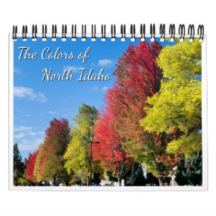 The Colors of North Idaho Small 18 Month Calendar