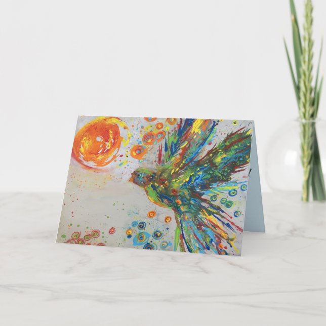 The Colors of Peace II Birthday Cards (Front)