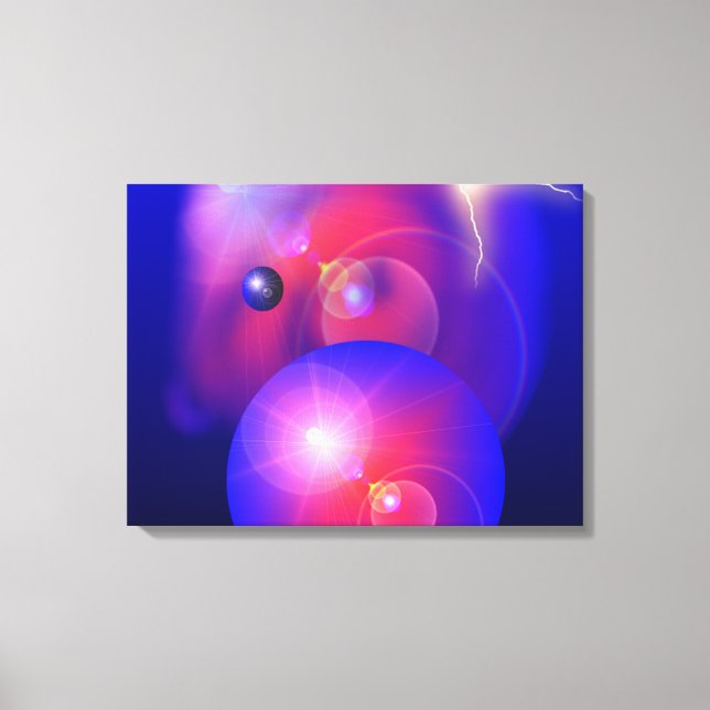 The Colors of Space - Wrapped Canvas Print (Front)