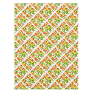 The Colors Of Spring On A Sunny Day Watercolor Tablecloth