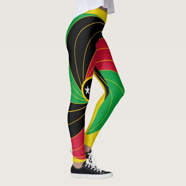 THE Colors of ST. Kitt & Nevis Leggings (Right)