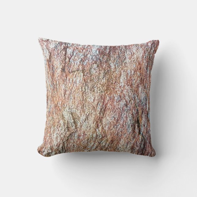 The Colors of Stone Throw Pillow (Front)