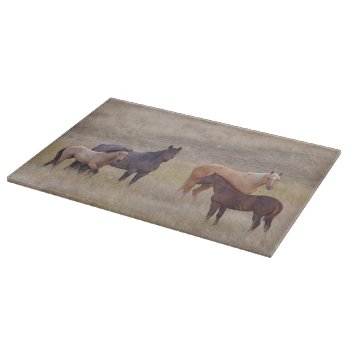 The Colors Of The Front Range Horse Cutting Board by TogetherWestDesigns at Zazzle