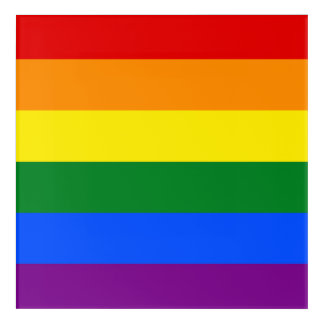 The colors of the rainbow acrylic print