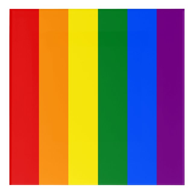 The colors of the rainbow acrylic print (Front)