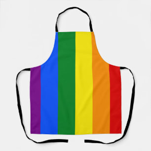 The colors of the rainbow apron