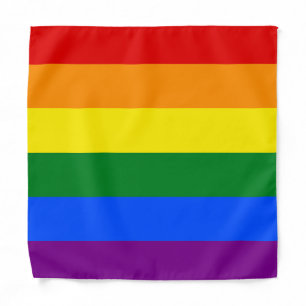 The colors of the rainbow bandana