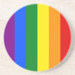 The colors of the rainbow coaster