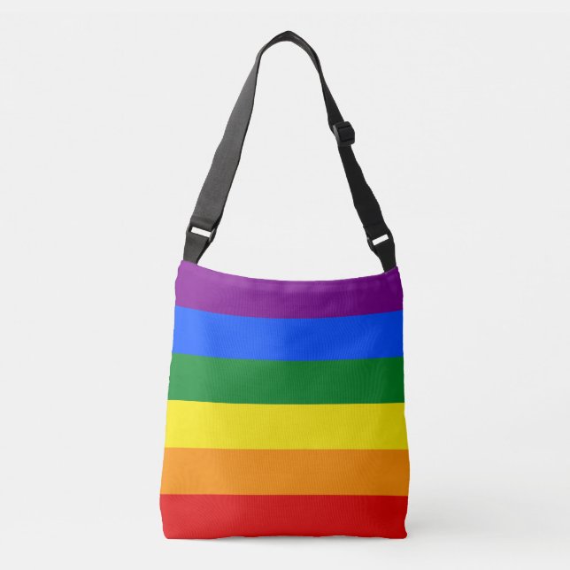 The colors of the rainbow crossbody bag (Front)