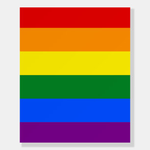 The colors of the rainbow foam board