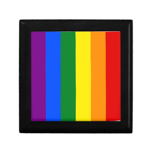 The colors of the rainbow gift box