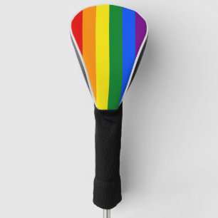 The colors of the rainbow golf head cover