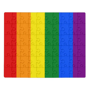 The colors of the rainbow jigsaw puzzle