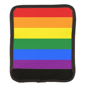 The colors of the rainbow luggage handle wrap