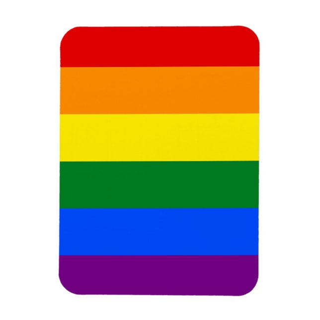 The colors of the rainbow magnet (Vertical)