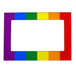 The colors of the rainbow magnetic frame
