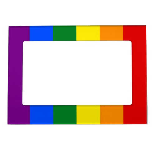 The colors of the rainbow magnetic frame