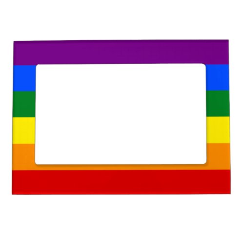 The colors of the rainbow magnetic frame