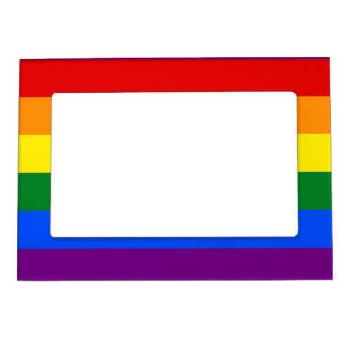 The colors of the rainbow magnetic frame