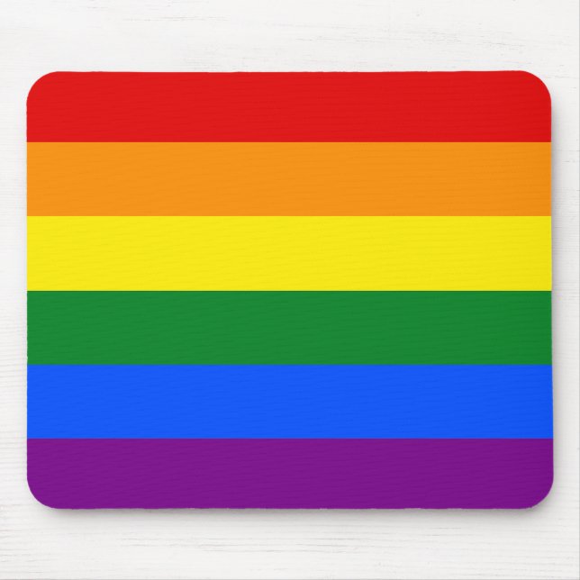 The colors of the rainbow mouse pad (Front)