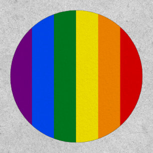 The colors of the rainbow patch