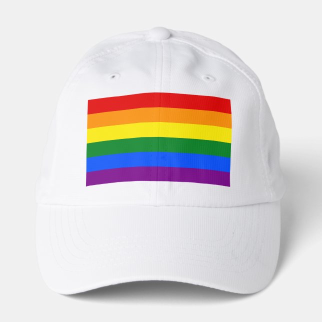 The colors of the rainbow performance cap (Front)