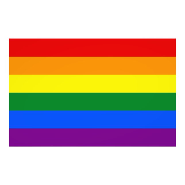 The colors of the rainbow photo print (Front)