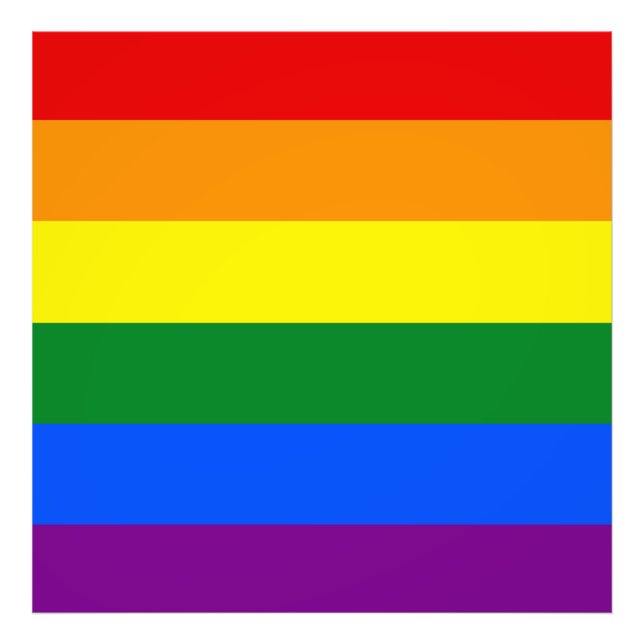 The colors of the rainbow photo print (Front)