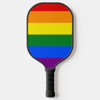 The colors of the rainbow pickleball paddle