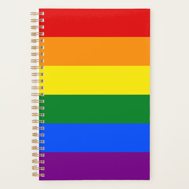The colors of the rainbow planner (Front)