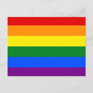 The colors of the rainbow postcard