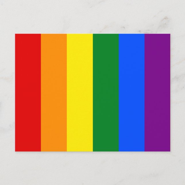 The colors of the rainbow postcard (Front)