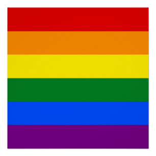 The colors of the rainbow poster