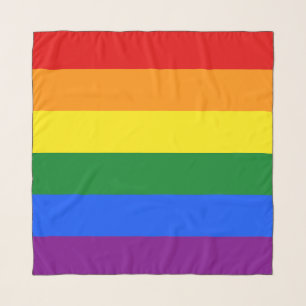 The colors of the rainbow scarf