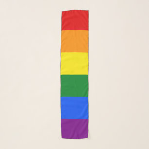 The colors of the rainbow scarf
