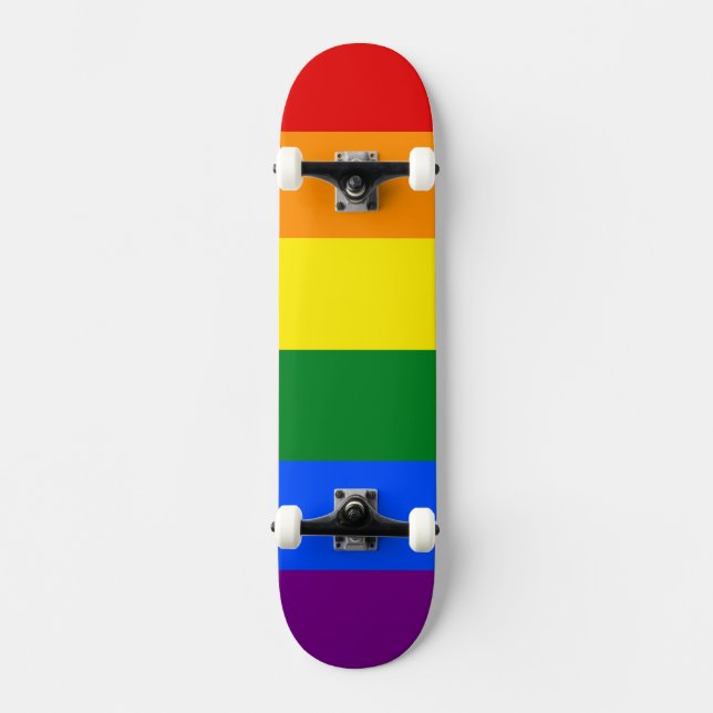 The colors of the rainbow skateboard (Front)