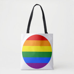 The colors of the rainbow tote bag