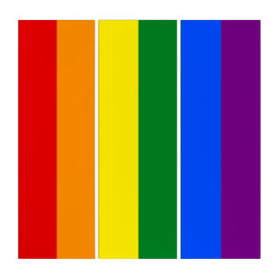 The colors of the rainbow triptych