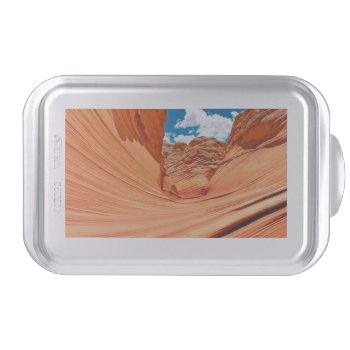 The Colors Of The Wave Cake Pan by usdeserts at Zazzle