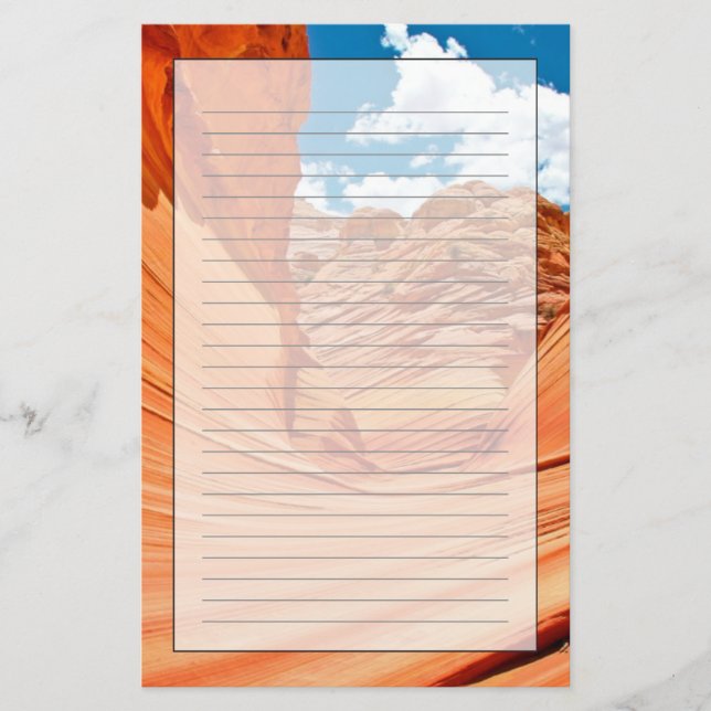 The Colors of the Wave Stationery (Front)